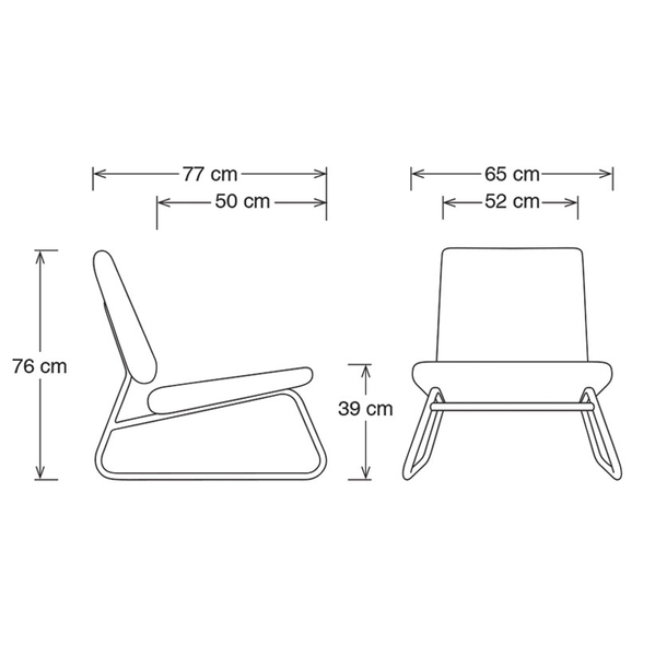 image of Andia Single Office Sofa