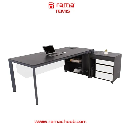 تصویر میز مدیریتی تمیس ال متحرک