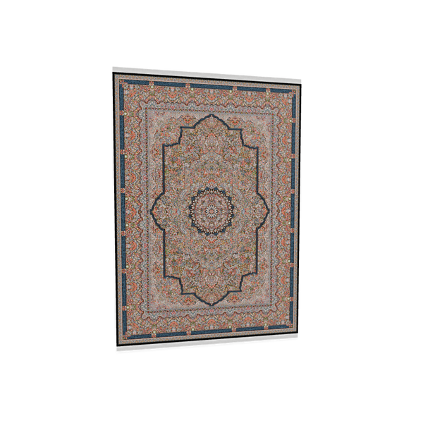 image of ShahDokht Rug-Navy Blue