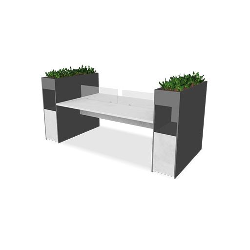 image of Nostalgy teamwork desk-NG4D-140.280