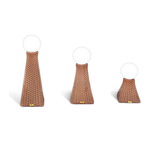 تصویر چراغ باغی توپی