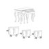 image of Hamoon Triple Side Table