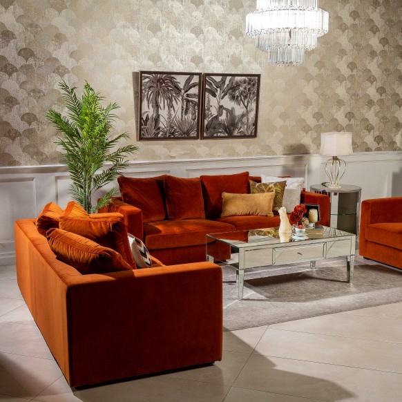 image of READ sofa 3.5 rust 662793