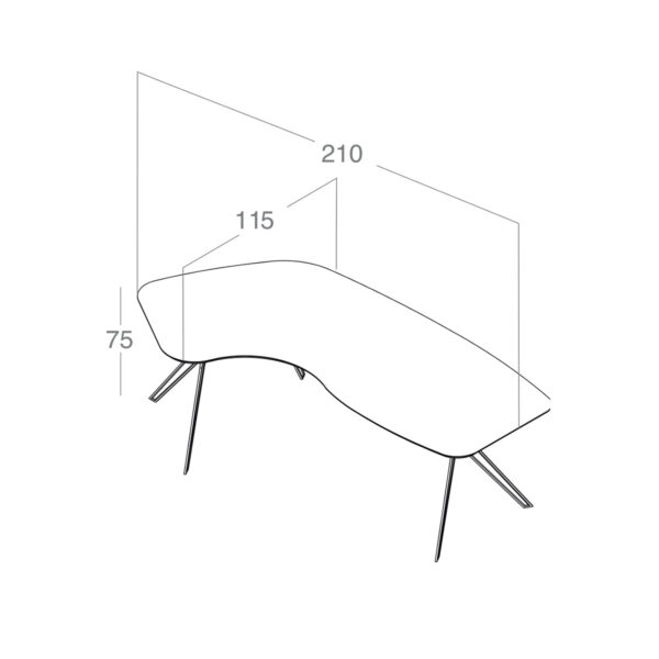 تصویر میز مدیریتی Swan مدل M