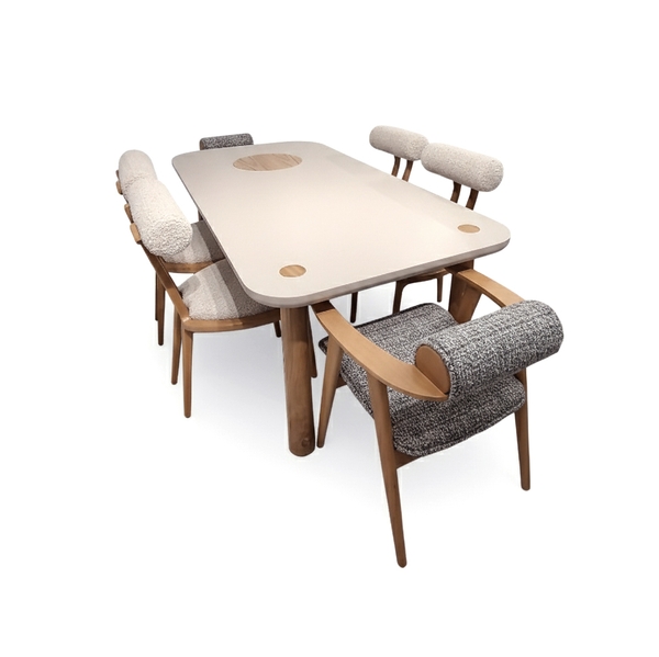 image of Ahoora Dining Set-6seaters