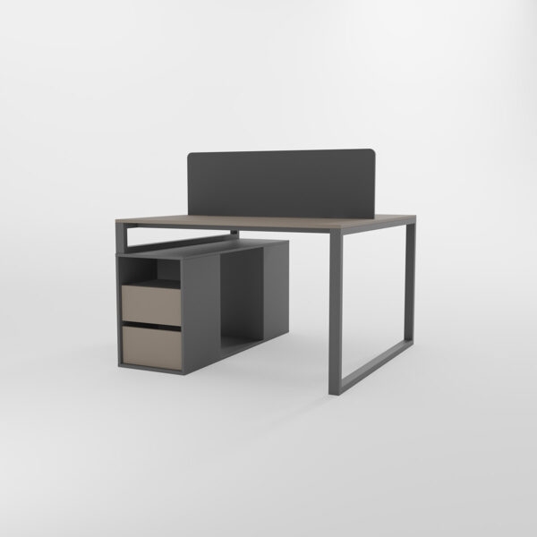 تصویر میز کارگروهی ۲ نفره Cube مدل WF2