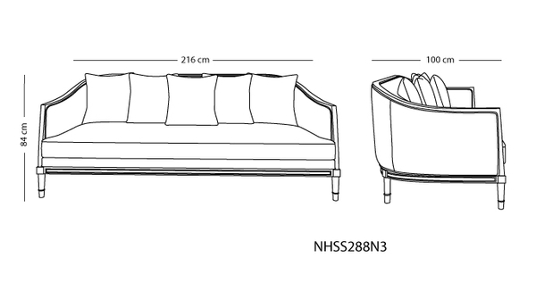 image of Lema Neoclassic Sofa Set
