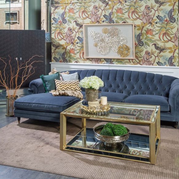 image of LOUIE sofa 2.5 + chaise lounge Left d.grey 660476