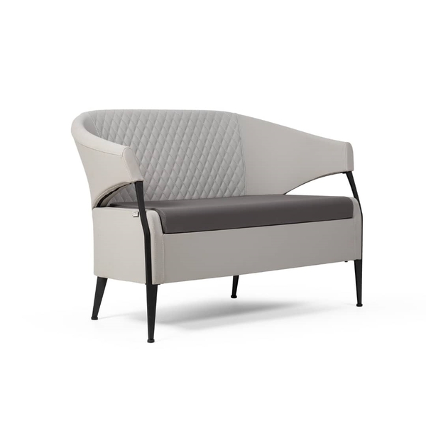 تصویر مبل دو نفره الکا-پایه مشکی تصویر مبل دو نفره الکا-پایه مشکی