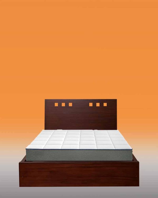 image of Double Bed 180Concept Walnut