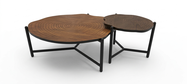 image of Rustic Coffee Table Set