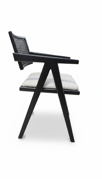 تصویر ست ناهارخوری مدل حصیری دسته دار