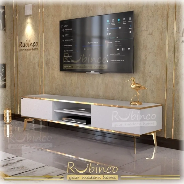 image of Golden TV Stand