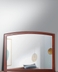 image of Arc Walnut mirror