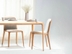 image of Maroon dining table for 8
