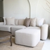 image of 1902 three seater sofa with puff