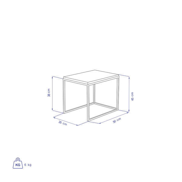 image of Ronica medium side table