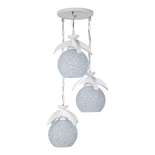 image of  3 Light Spring Hanging Lamp Code G524/3H-WT