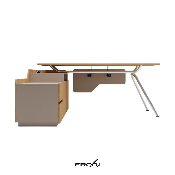 تصویر میز مدیریتی Zenith Chrome