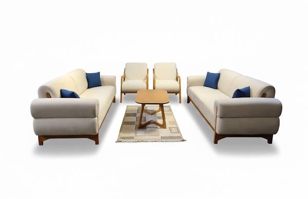 تصویر ست مبلمان 8 نفره لئونا