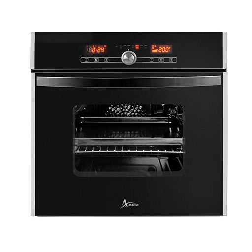 image of Black Glass Built-In Oven With Mirror Code F25