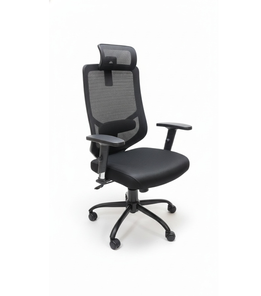 تصویر صندل اداری پشت توری یک تکه