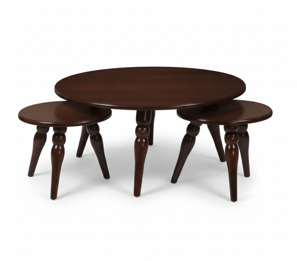 تصویر ست جلو مبلی گرد پایه شمعی تصویر ست جلو مبلی گرد پایه شمعی