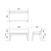 image of Simin double chair