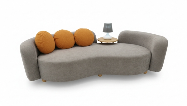 تصویر ست مبلمان لوبیایی