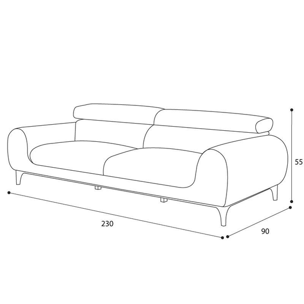 image of Katrina Triple Sofa