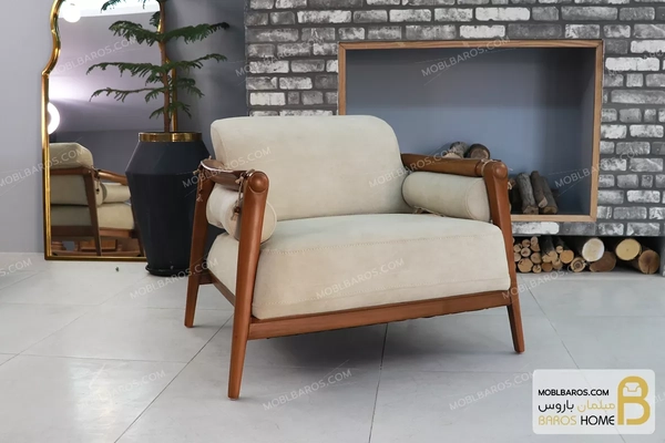 تصویر مبل تک نفره لیدی کد ۱
