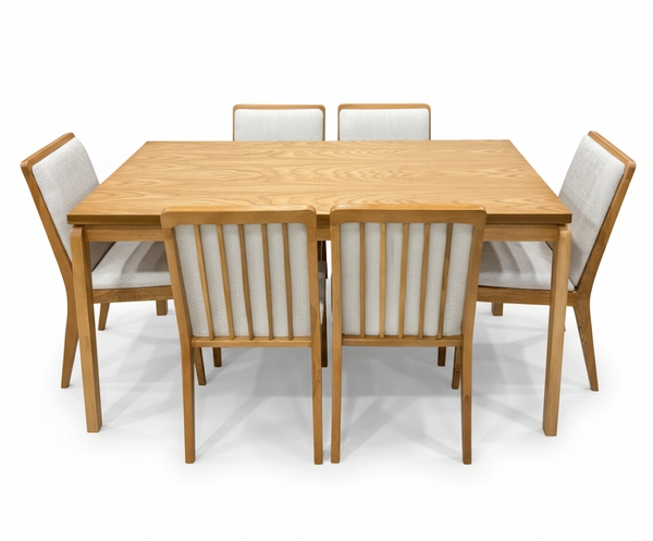 تصویر ست ناهارخوری قاب آینه ای نرده ای