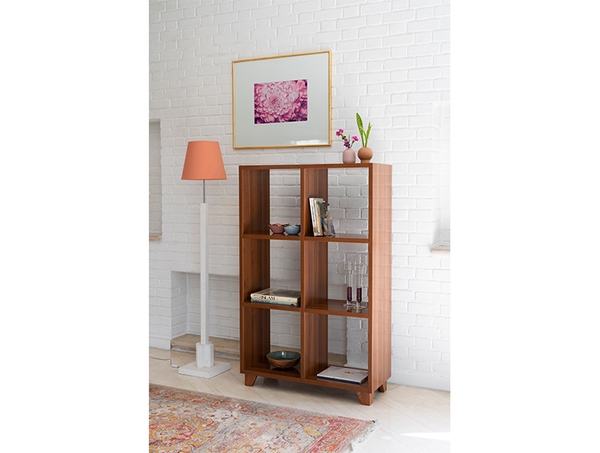 image of Rosette two sided vertical bookcase