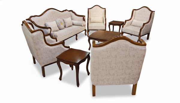 تصویر ست مبلمان کویین فرانسوی