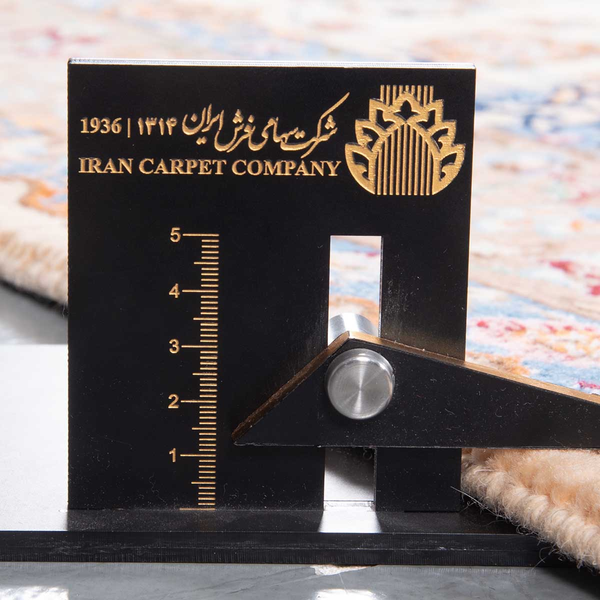 تصویر قالی چادگان 40 رج قواره پرده ای شناسه اثر 421934