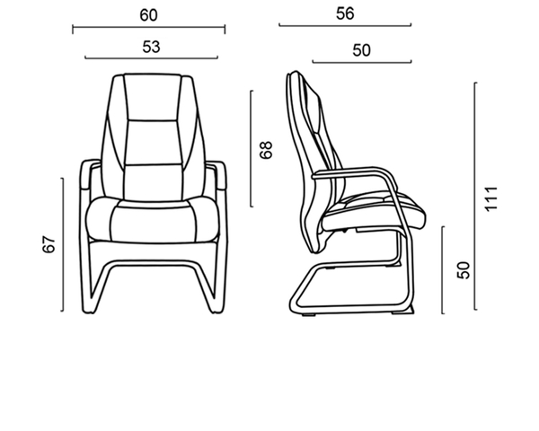 تصویر صندلی کنفرانسی اسکای