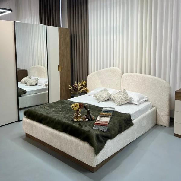 تصویر تخت خواب دو نفره مینیمال زیزیگولو