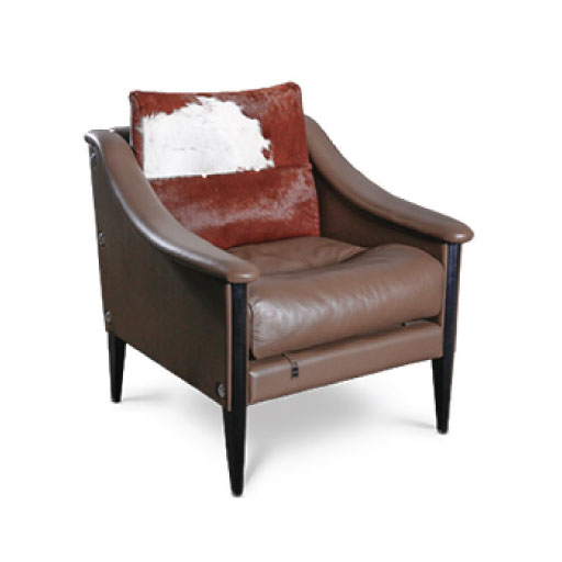 image of AF-S1168 Natural Leather Armchair