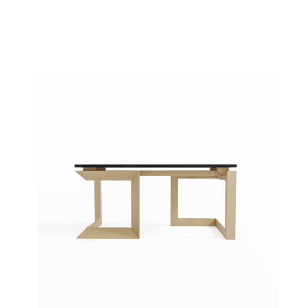 تصویر میز جلو مبلی دو پایه فلزی Golden Nova مدل T2