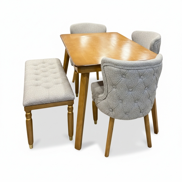 تصویر ست ناهارخوری چستر ریچل چوبی