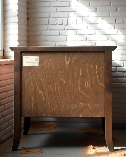 image of Victoria Walnut bed side drawer