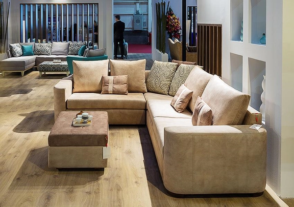 image of Brent L-shaped Sofa Set