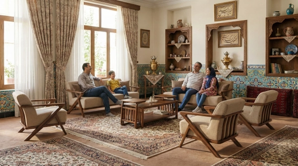 تصویر مبل راحتی ۷ نفره کامفورد