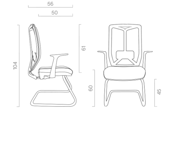 تصویر صندلی کنفرانسی انزو