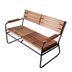 image of thermowood 2 seater outdoor bench