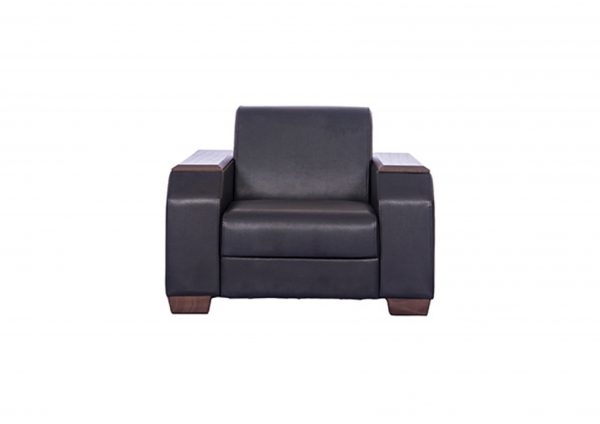 تصویر مبل اداری تک نفره توس