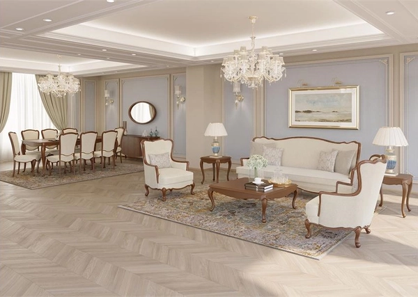image of Delan Neoclassic Sofa Set