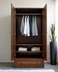 image of Dresser with two doors and mirrors