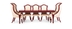 image of King dining table for 8