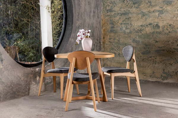 image of Rosa wooden dining chair